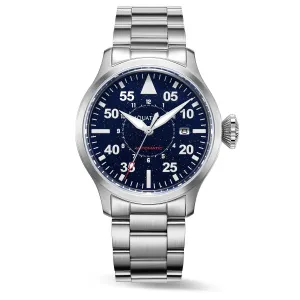 Horizon Hawk Aventurine Dial Automatic Pilot Watch