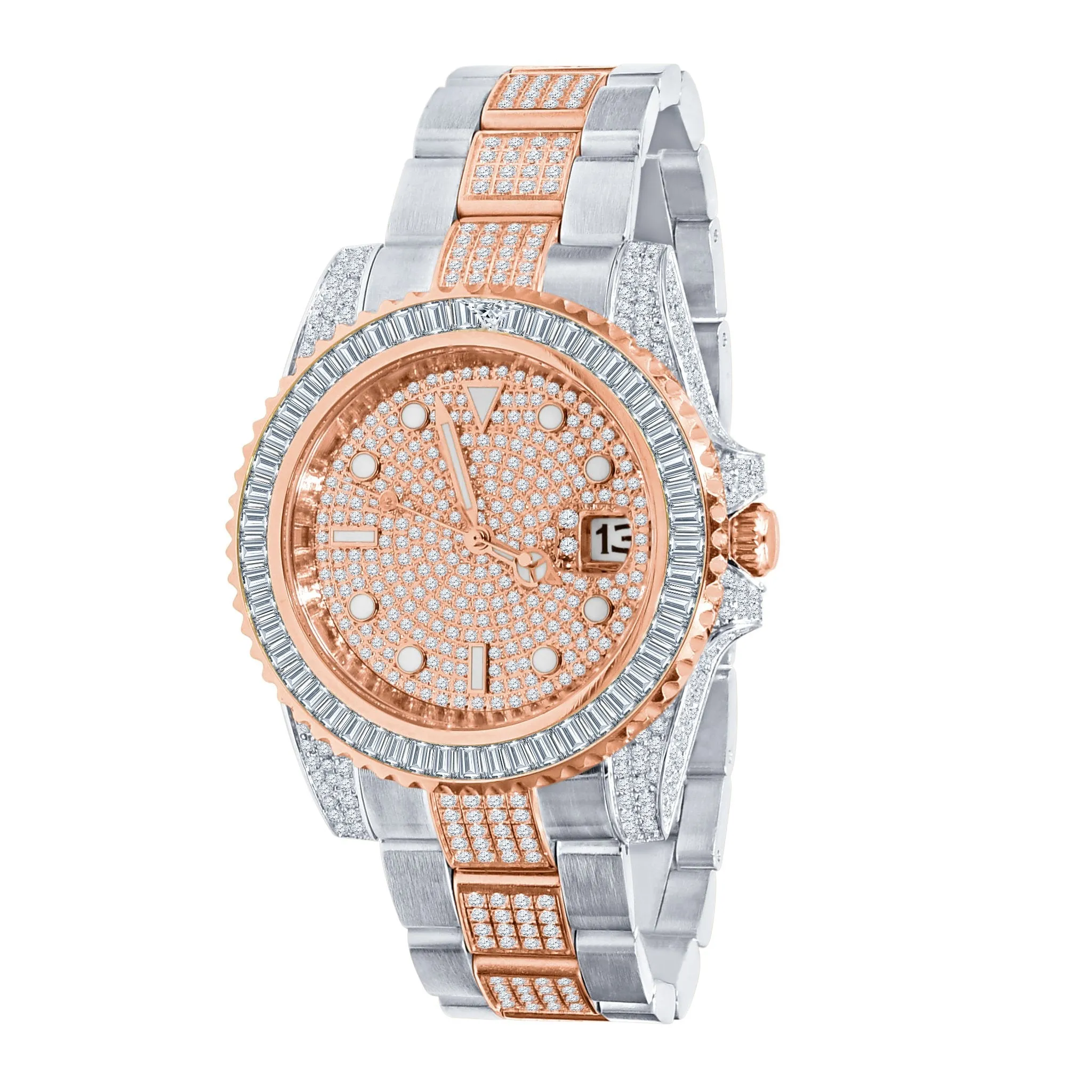 HURRICANE STAINLESS STEEL WATCH WITH ROSE GOLD PLATED | 5303818