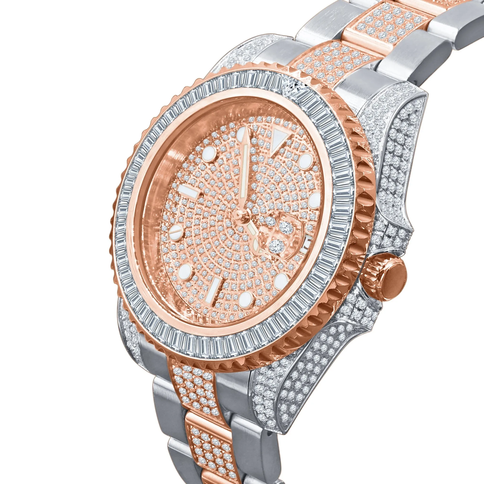 HURRICANE STAINLESS STEEL WATCH WITH ROSE GOLD PLATED | 5303818