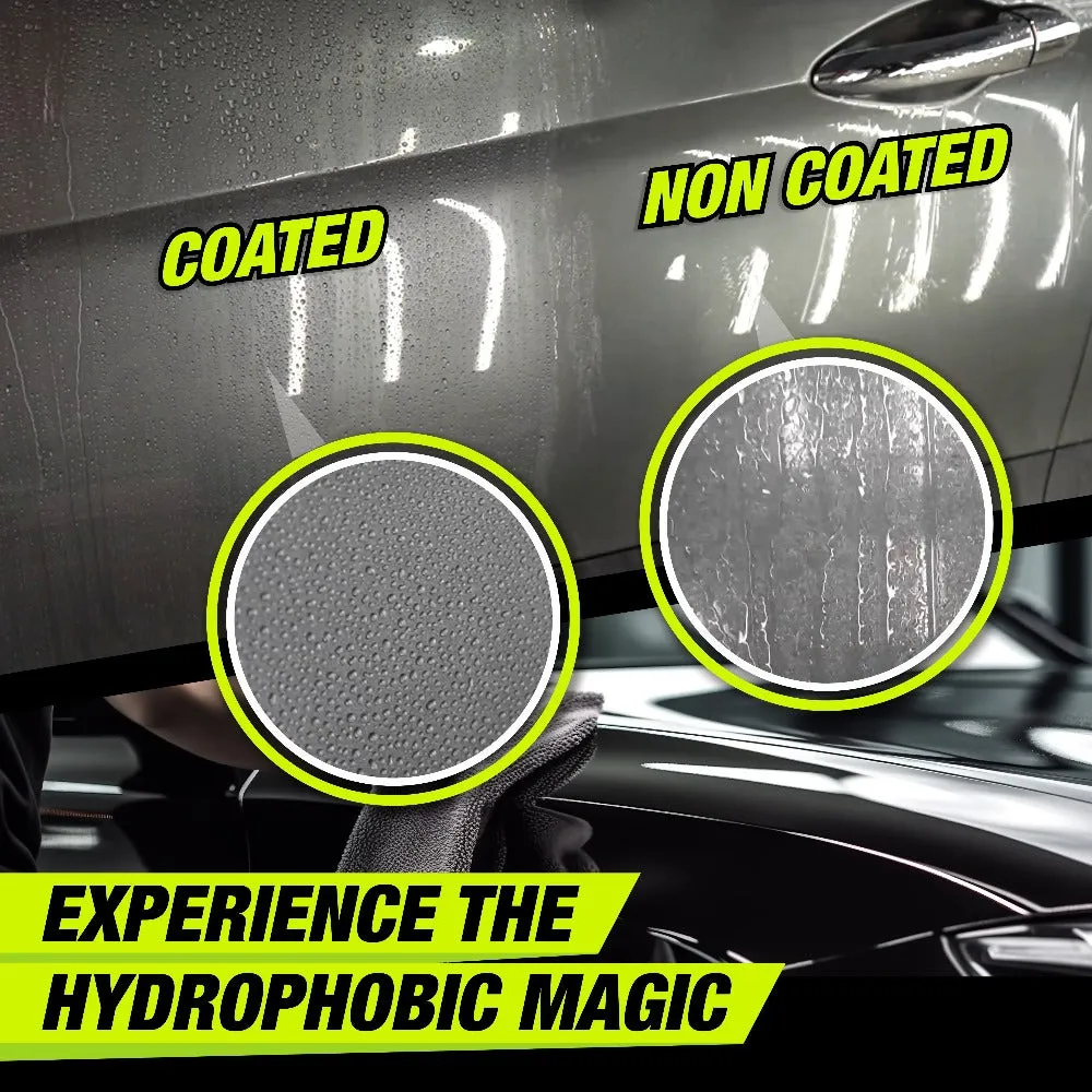 Instant Ceramic Coating for Car - 650ml  Easy to Apply  Just Spray and Wipe  Super Hydrophobic, Extreme Gloss, Smoothness and Protects Paint