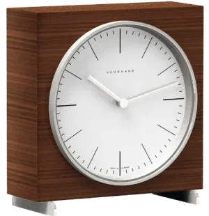 Junghans Max Bill Radio Controlled Table Clock 383/2201.00