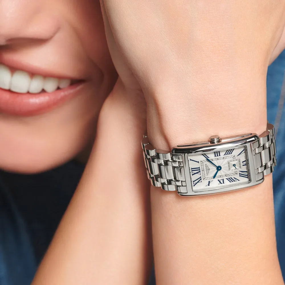 Longines DolceVita Silver Flinque Dial Ladies Quartz Watch L5.512.4.71.6