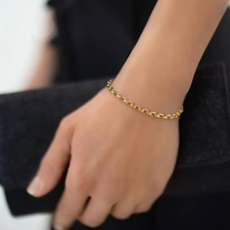 Luna Link - EMF Bracelet in 14-karat