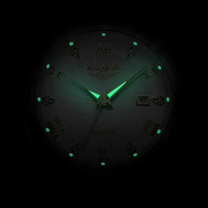 Luxury Men’s Leather Sport Watch