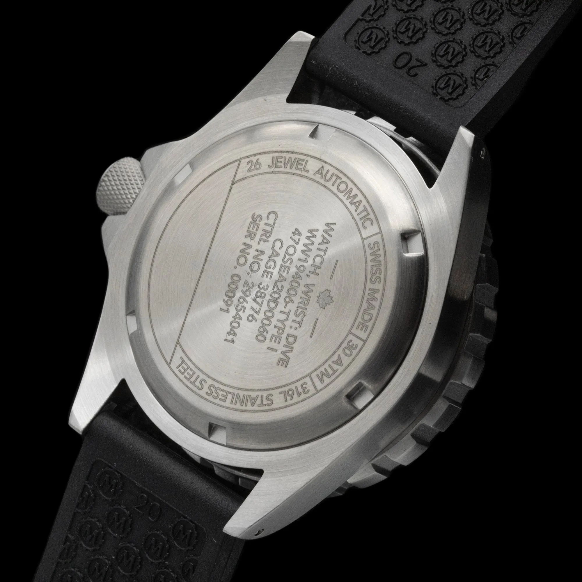 Marathon - 41mm Original SAR-D Type 1 Diver's Automatic Rubber