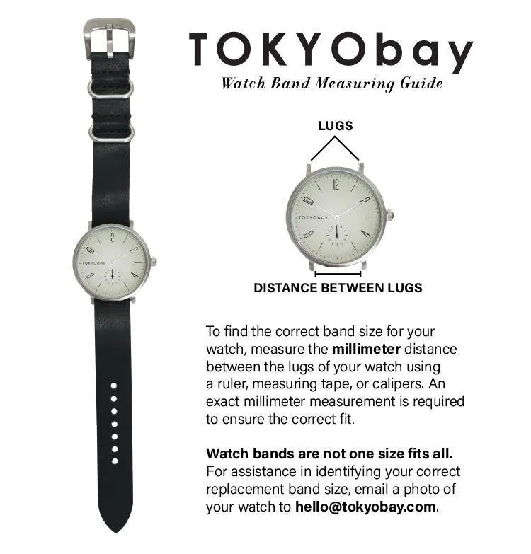 Mason Leather Watch Band | 22mm