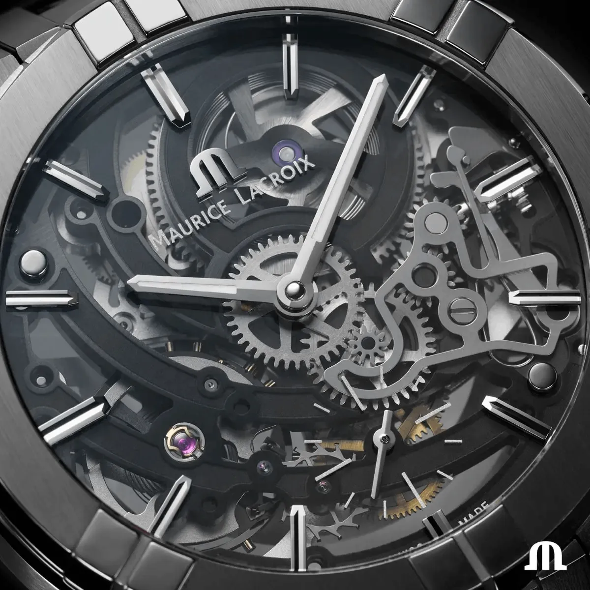 Maurice Lacroix - AIKON Automatic Skeleton 45mm AI6028-SS002-030-2