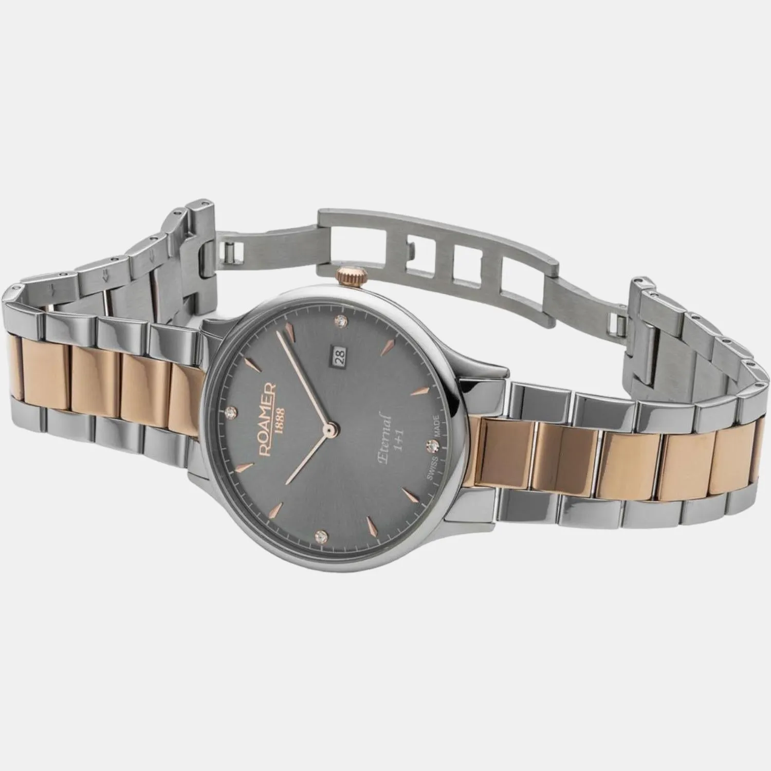 Men's Grey Analog Stainless Steel Watch 863833 49 55 50