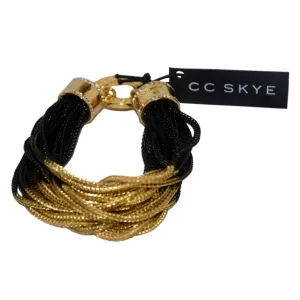 Midnight Bracelet in Black/Gold by CC Skye for Women - 1 Pc Bracelet