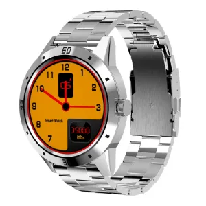 N6 Smart Watch 1.3 inch TFT Screen MTK2502C Bluetooth4.0, Stainless Steel Watch Band, Support Heart Rate Monitor & Pedometer & Sleep Monitor & Sedentary Reminder(Silver)
