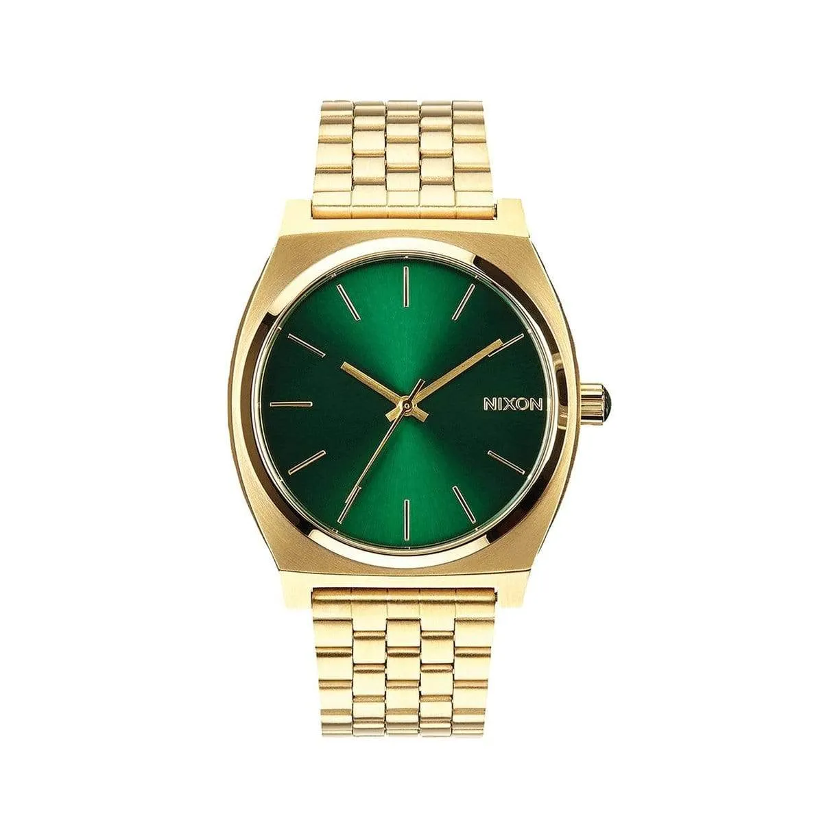 Nixon Time Teller Watch - Gold Green Sunray