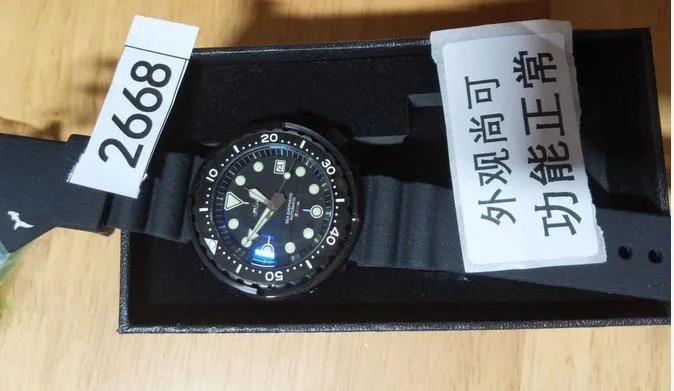 ★Pre-Owned★ HEIMDALLR PVD Black Tuna Can Men's Mechanical Watch