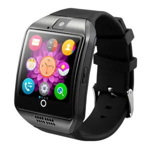Q18 1.54 inch TFT Screen MTK6260A 360MHz Bluetooth 3.0 Smart Watch Phone, 128M   64M Memory(Black)