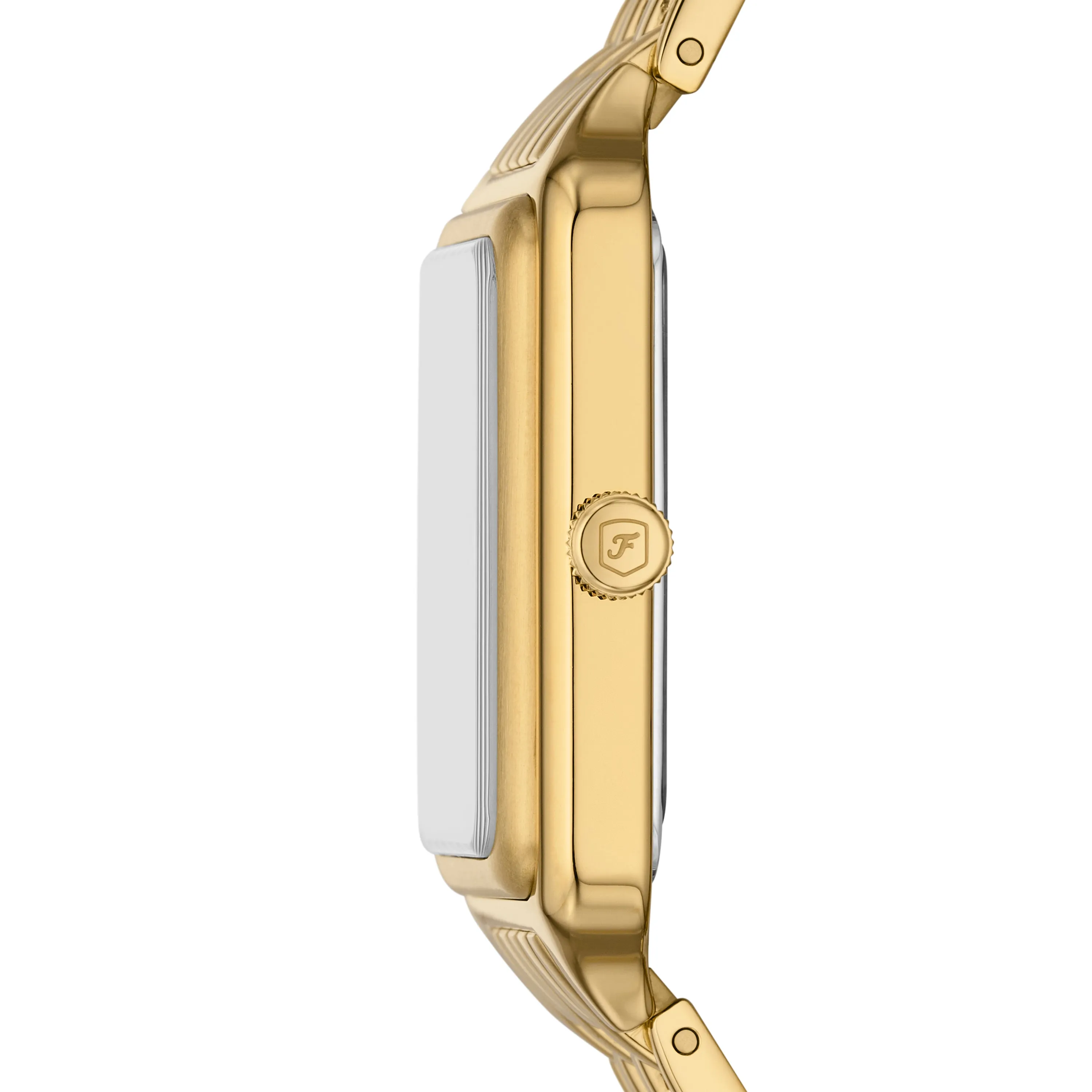 Raquel Three-Hand Date Gold-Tone Stainless Steel Watch