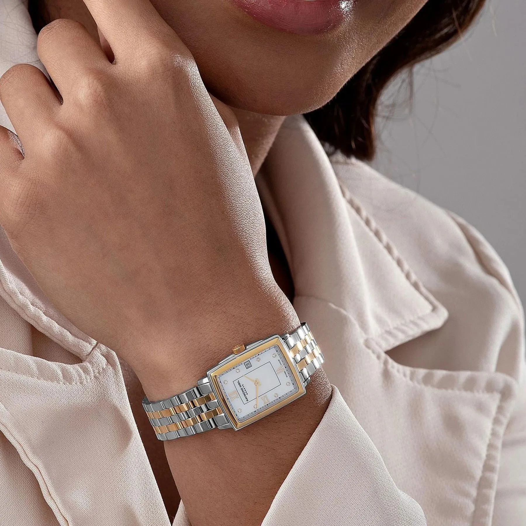 Raymond Weil - Toccata Ladies Two-tone Diamond Quartz Watch - 5925-STP-00995