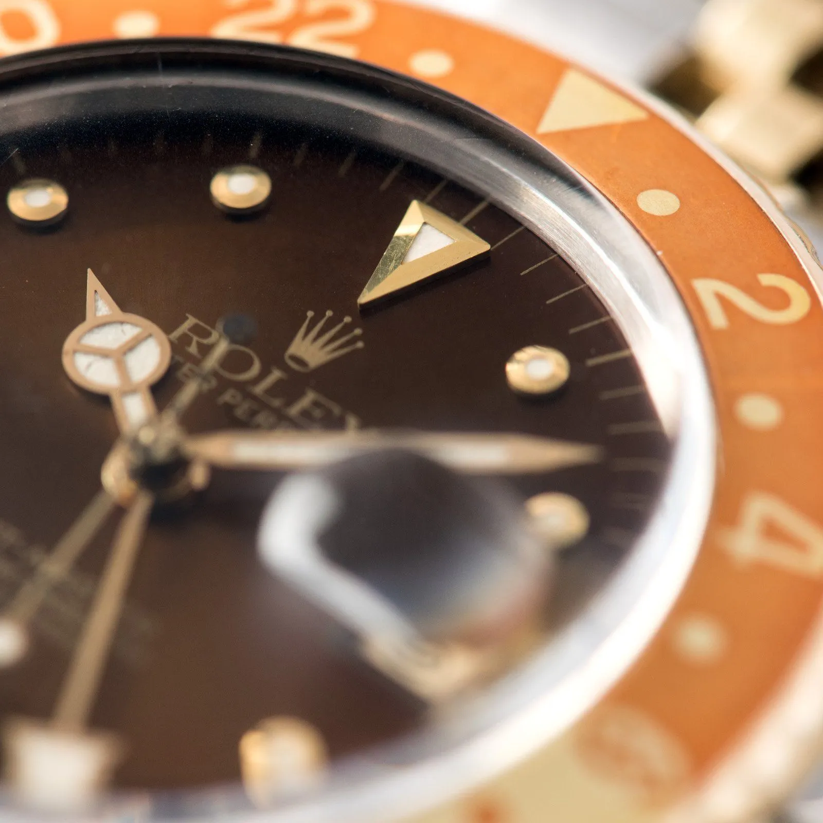 Rolex 16753 Clint Eastwood Nipple Dial GMT Master
