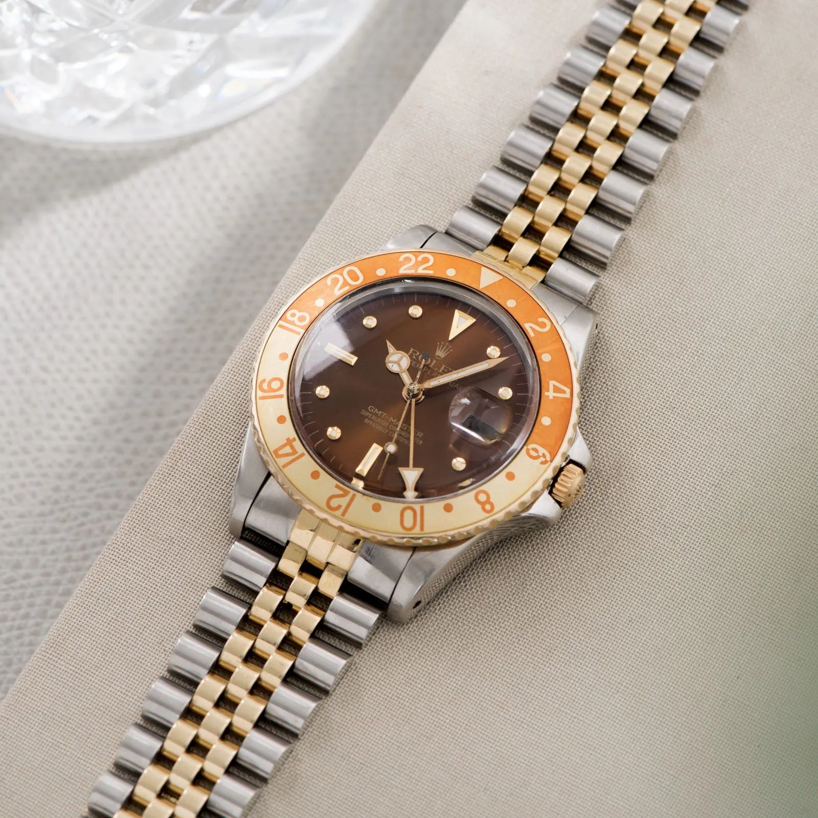 Rolex 16753 Clint Eastwood Nipple Dial GMT Master