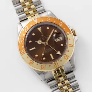 Rolex 16753 Clint Eastwood Nipple Dial GMT Master