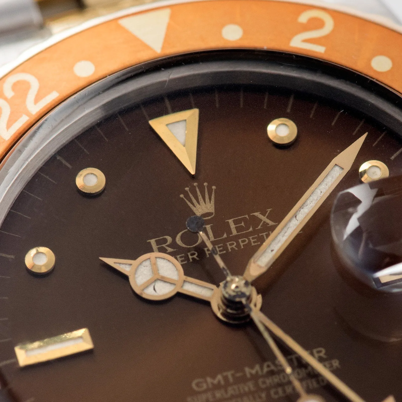 Rolex 16753 Clint Eastwood Nipple Dial GMT Master