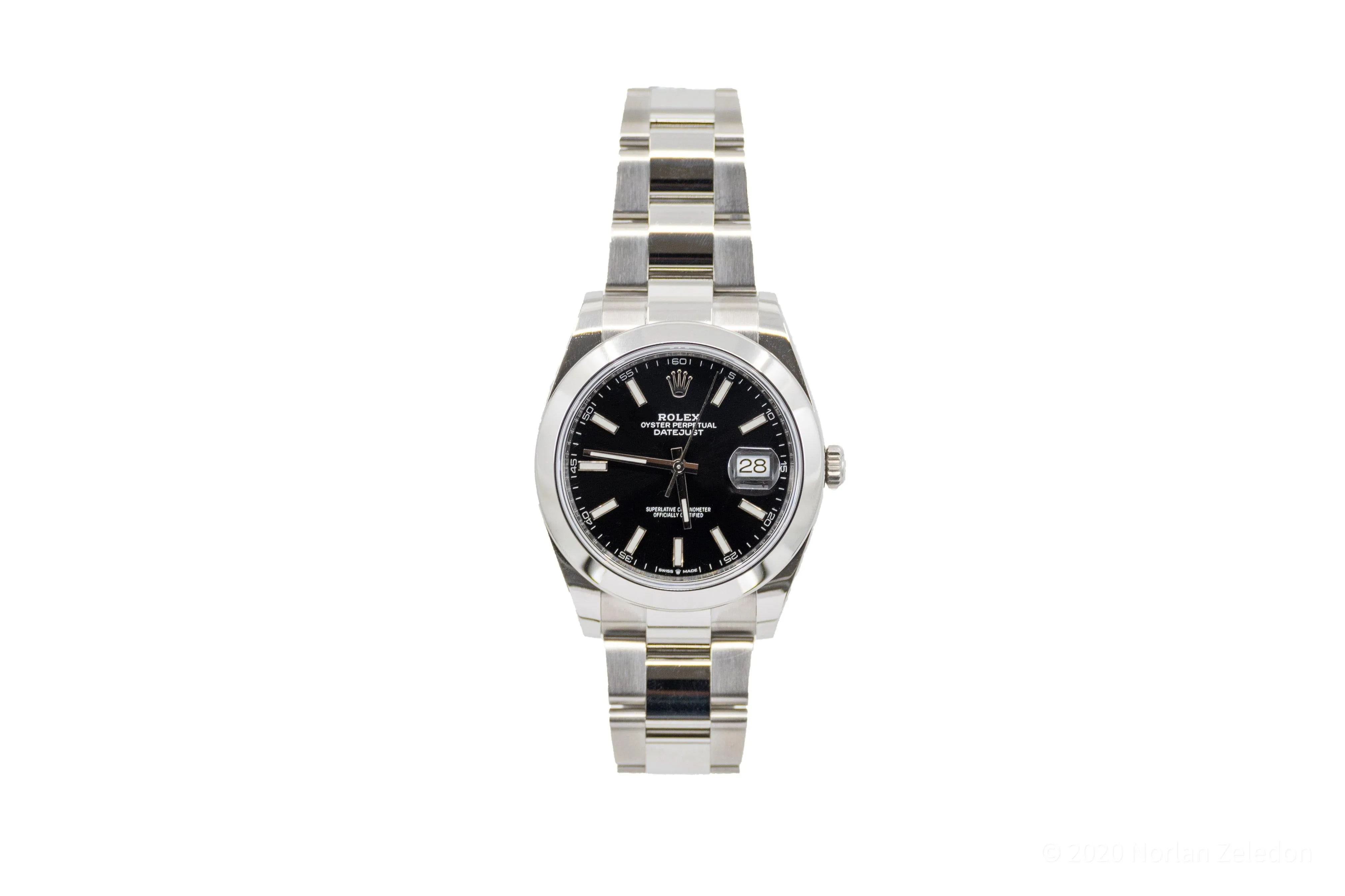 Rolex Oyster Precision Datejust 41mm Black Dial