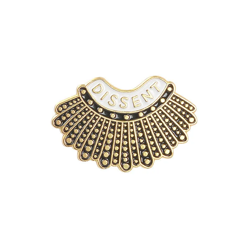 Ruth Bader Ginsburg Brooch
