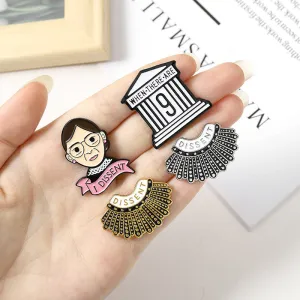 Ruth Bader Ginsburg Brooch