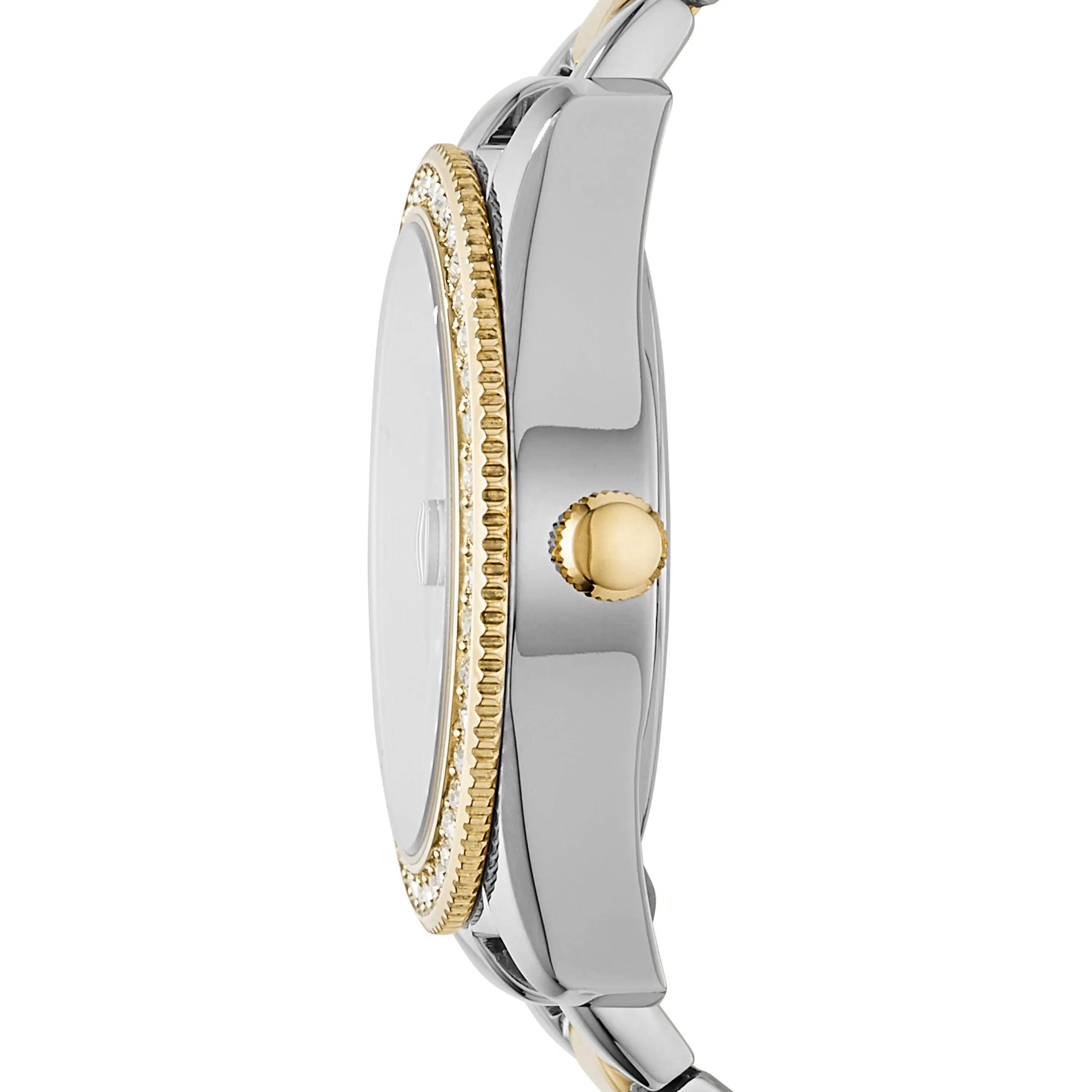 Scarlette Mini Three-Hand Date Two Tone Stainless Steel Watch