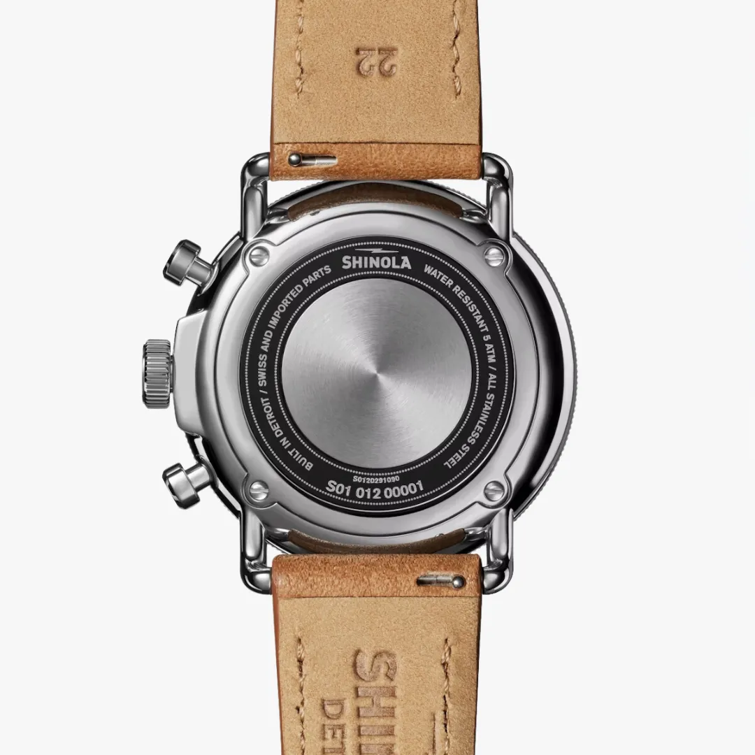 Shinola The Canfield Chrono Model C56 43mm - Blue Dial