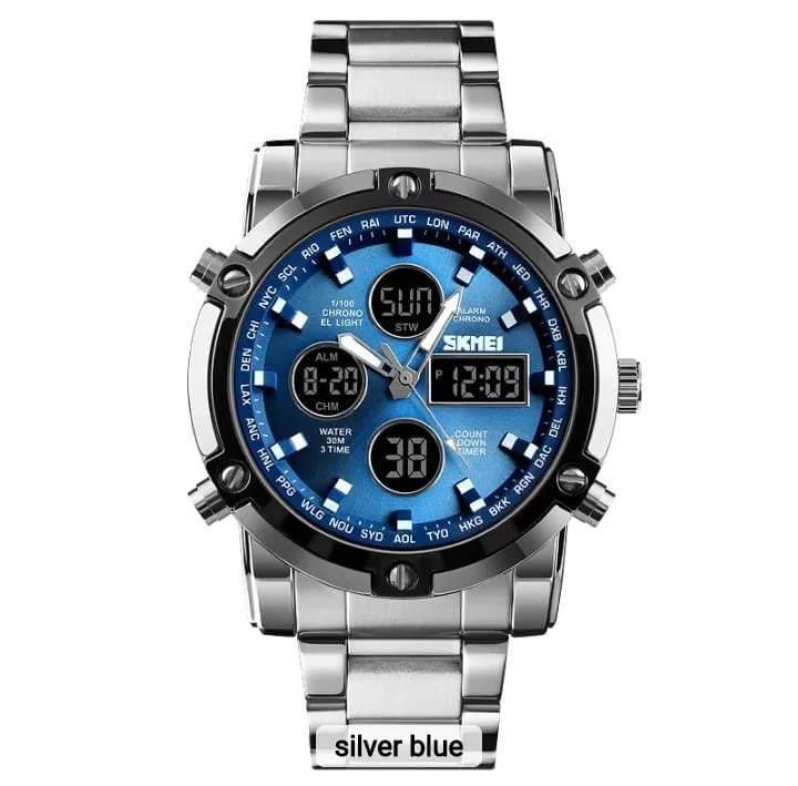 Skmei Men's Luxury Analog & Digital Wrist Watch W269018