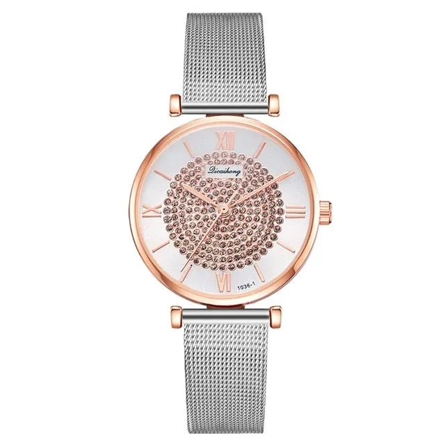 Stainless Steel Casual Watch For Women