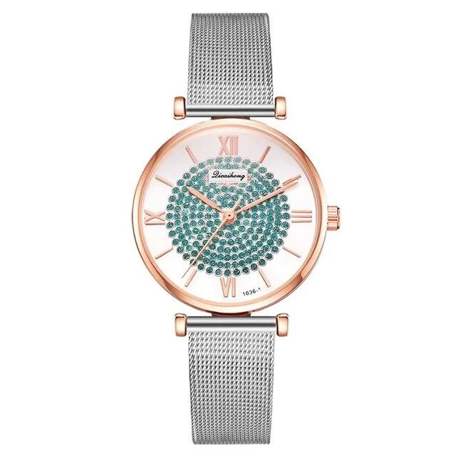 Stainless Steel Casual Watch For Women