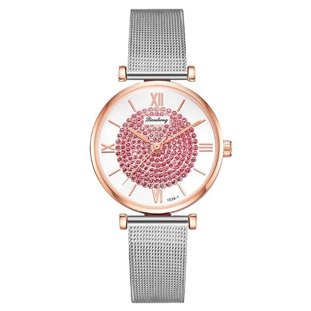 Stainless Steel Casual Watch For Women