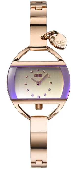 STR Watch Temptress Charm RG Violet Ladies D