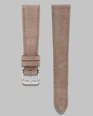 Suede Watch Strap (Bone Grey)
