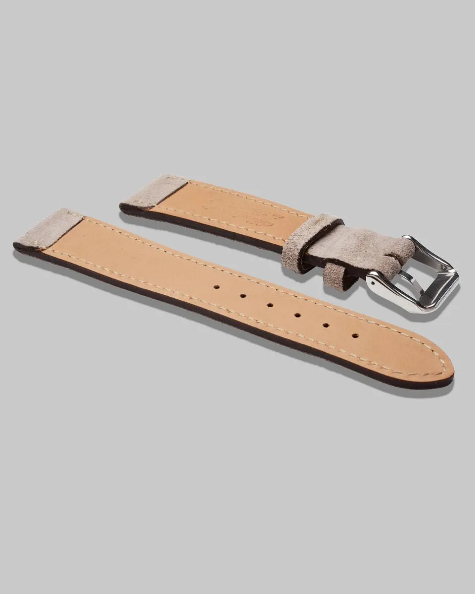 Suede Watch Strap (Bone Grey)