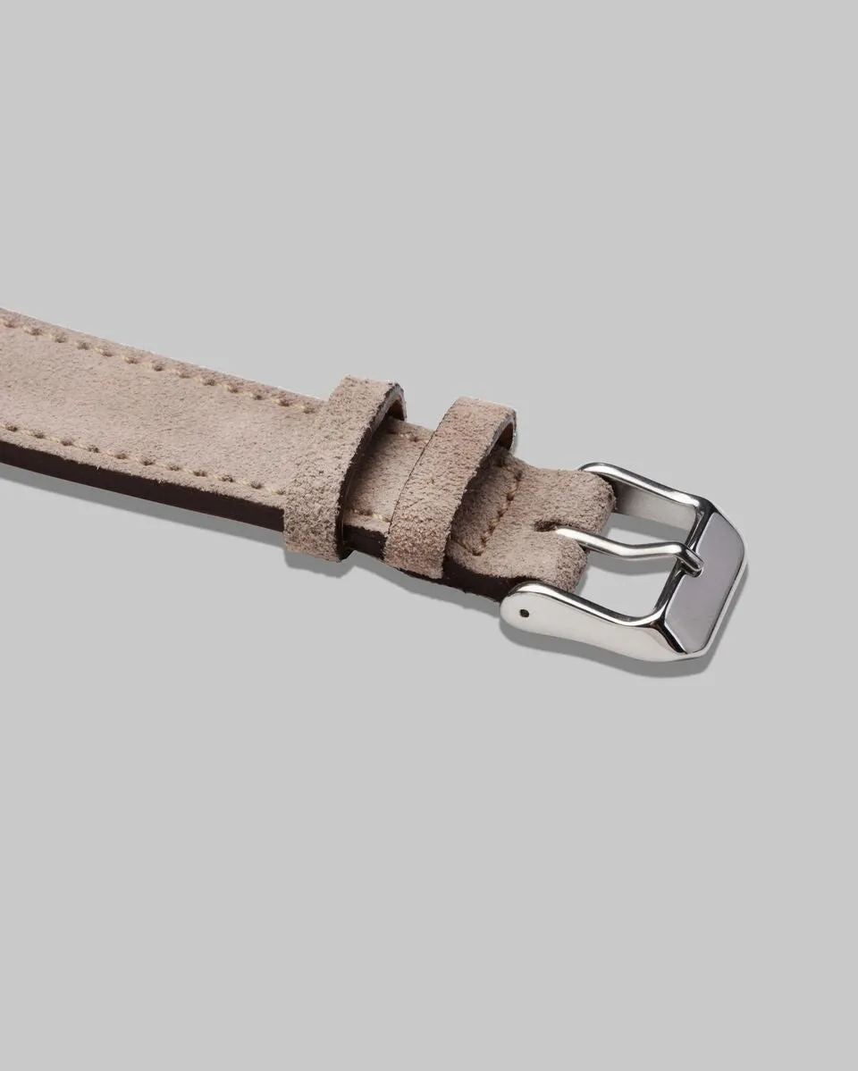 Suede Watch Strap (Bone Grey)