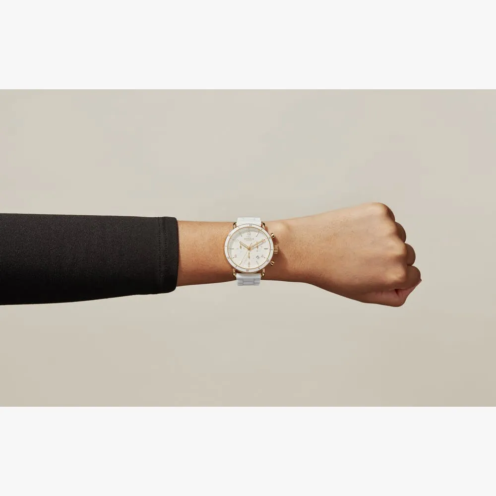 The Canfield Sport 40MM - White Ceramic