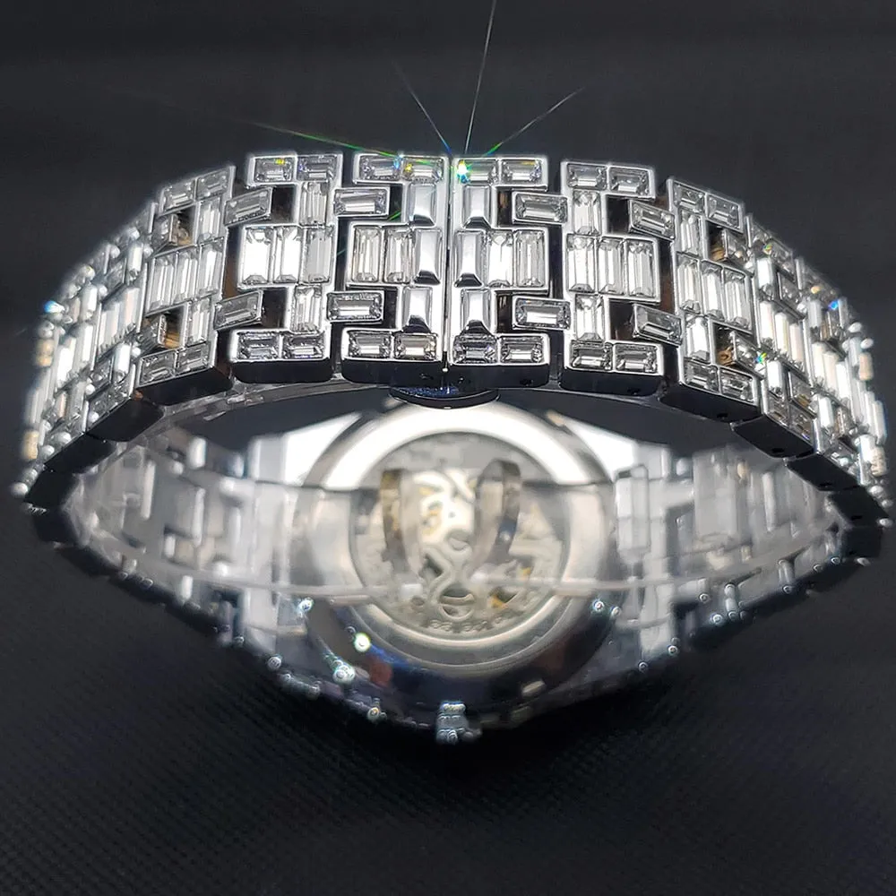 The Woodrow Wilson Hip Hop Diamond Automatic Watch