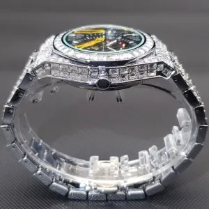 The Woodrow Wilson Hip Hop Diamond Automatic Watch