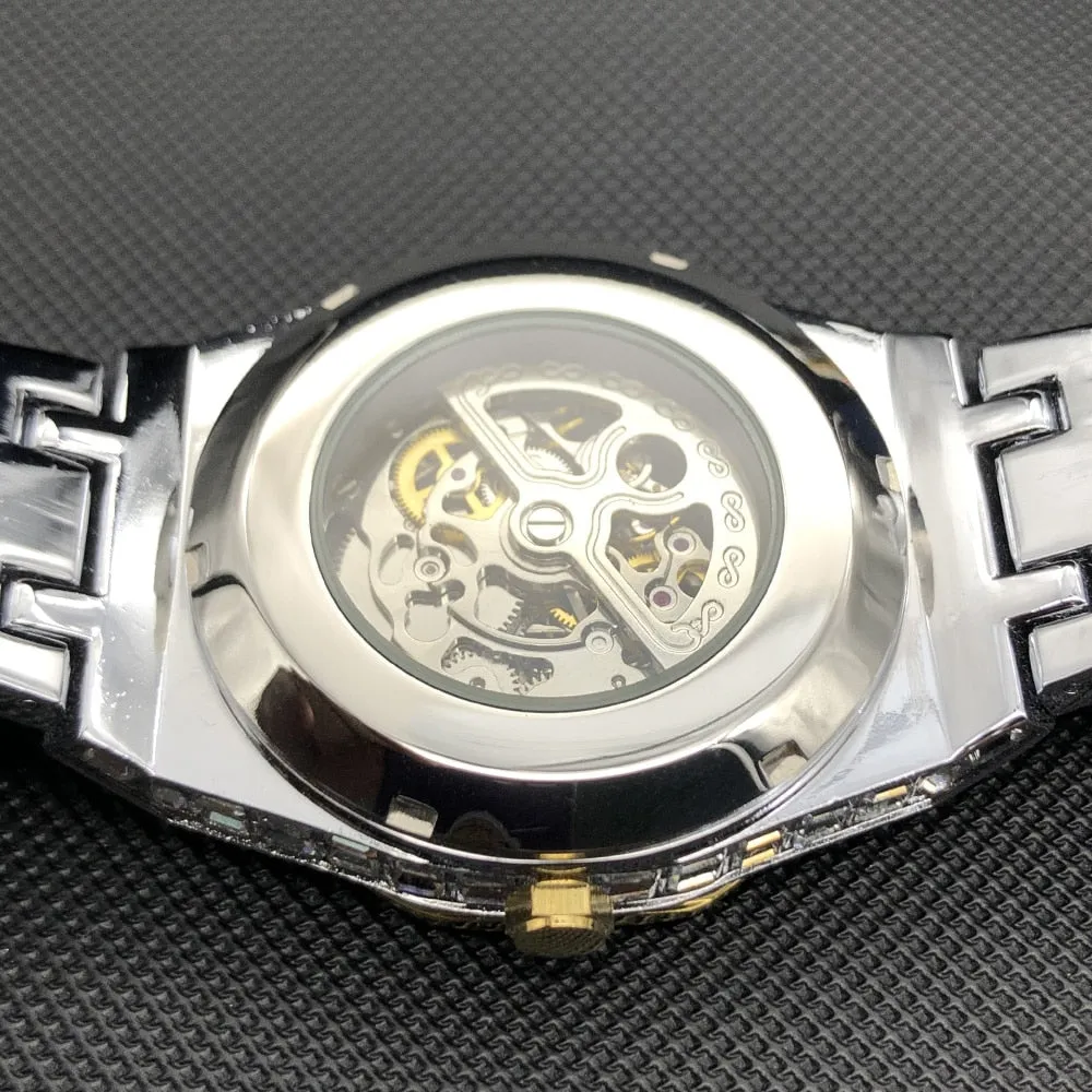 The Woodrow Wilson Hip Hop Diamond Automatic Watch