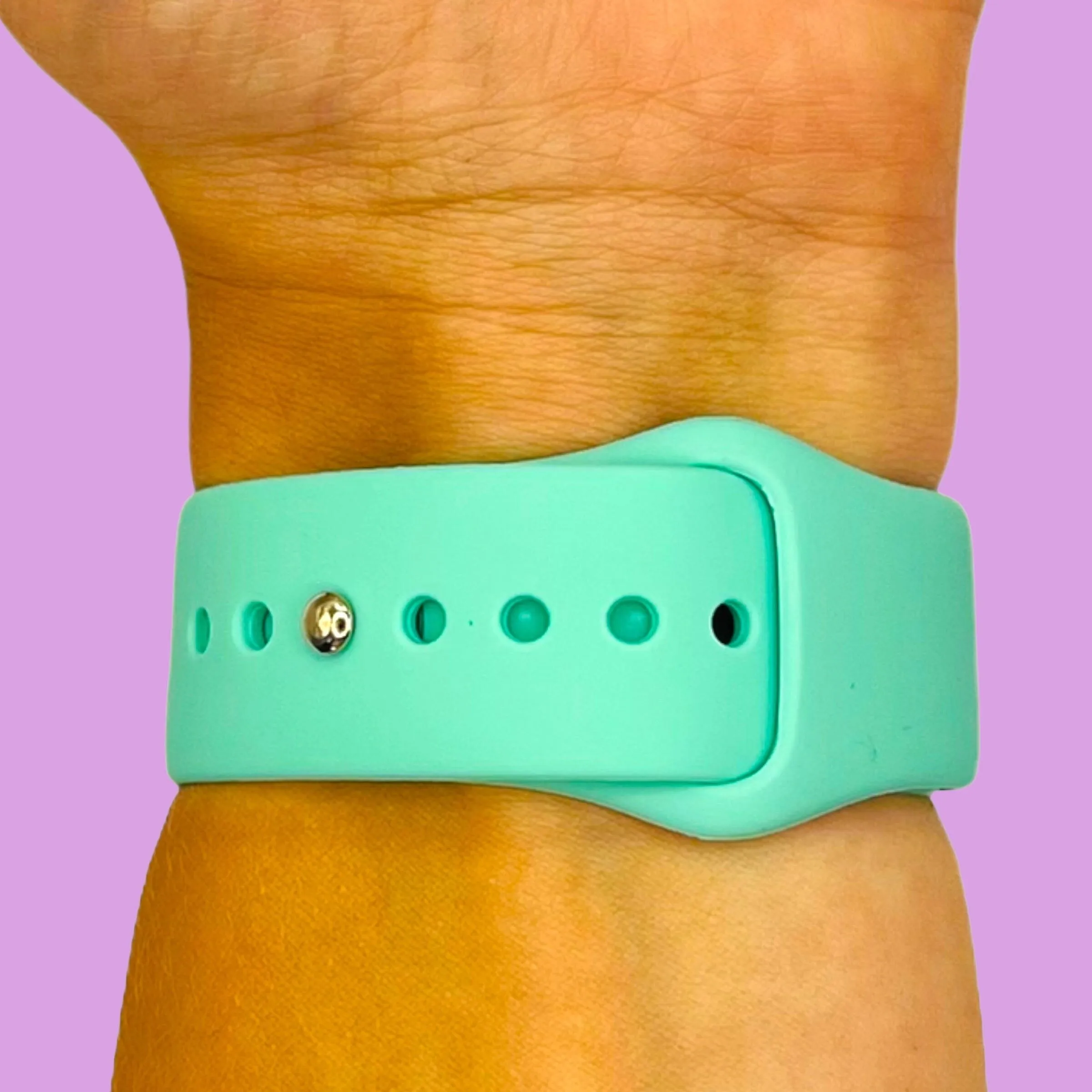 Universal Silicone Button Style Watch Straps Compatible with Most Watches