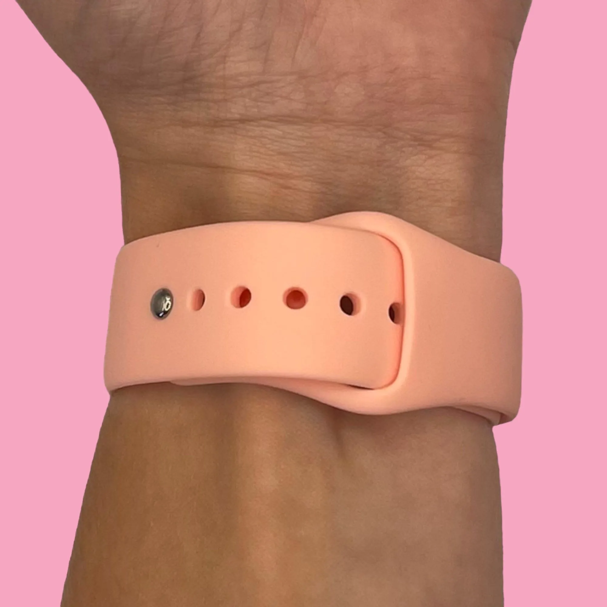 Universal Silicone Button Style Watch Straps Compatible with Most Watches