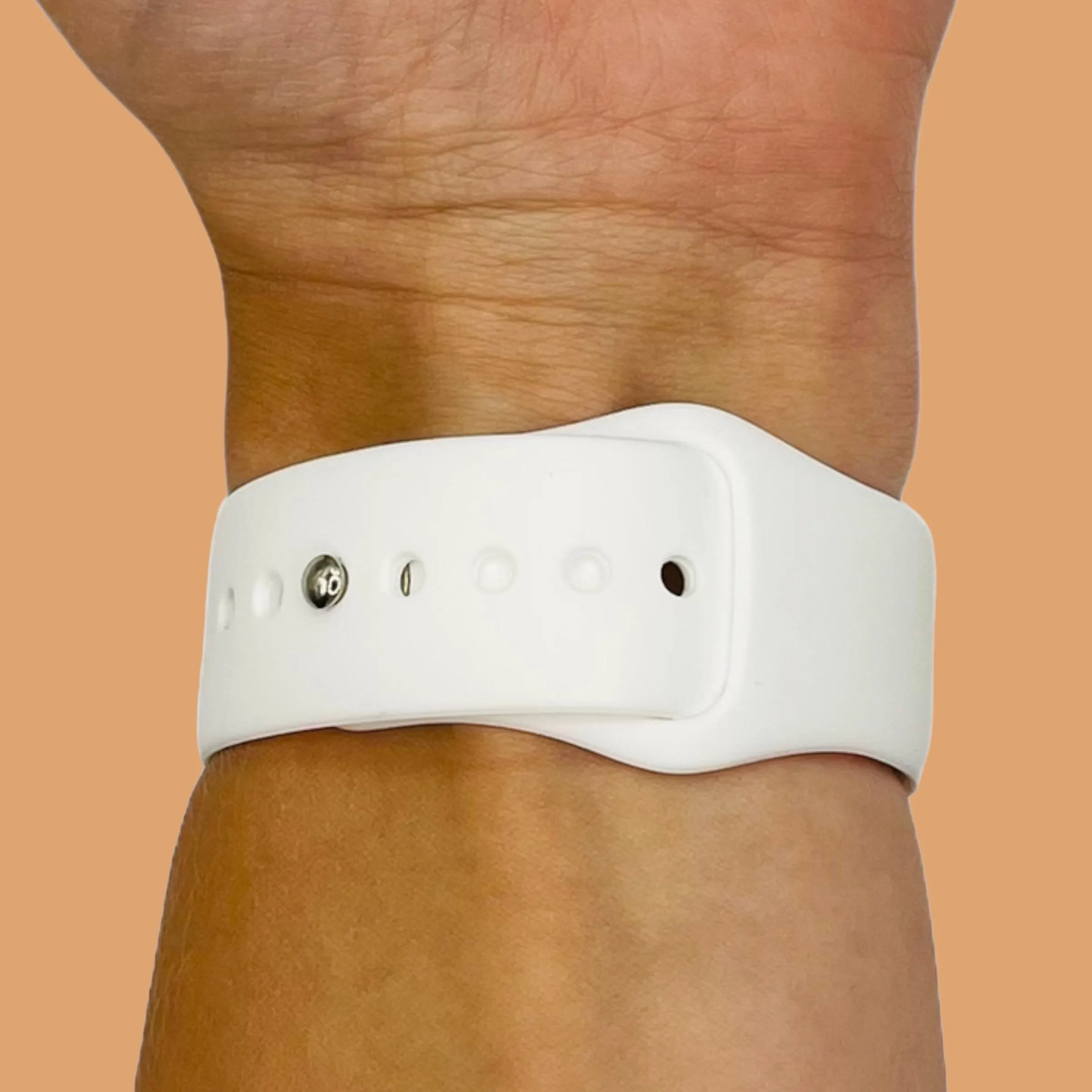 Universal Silicone Button Style Watch Straps Compatible with Most Watches