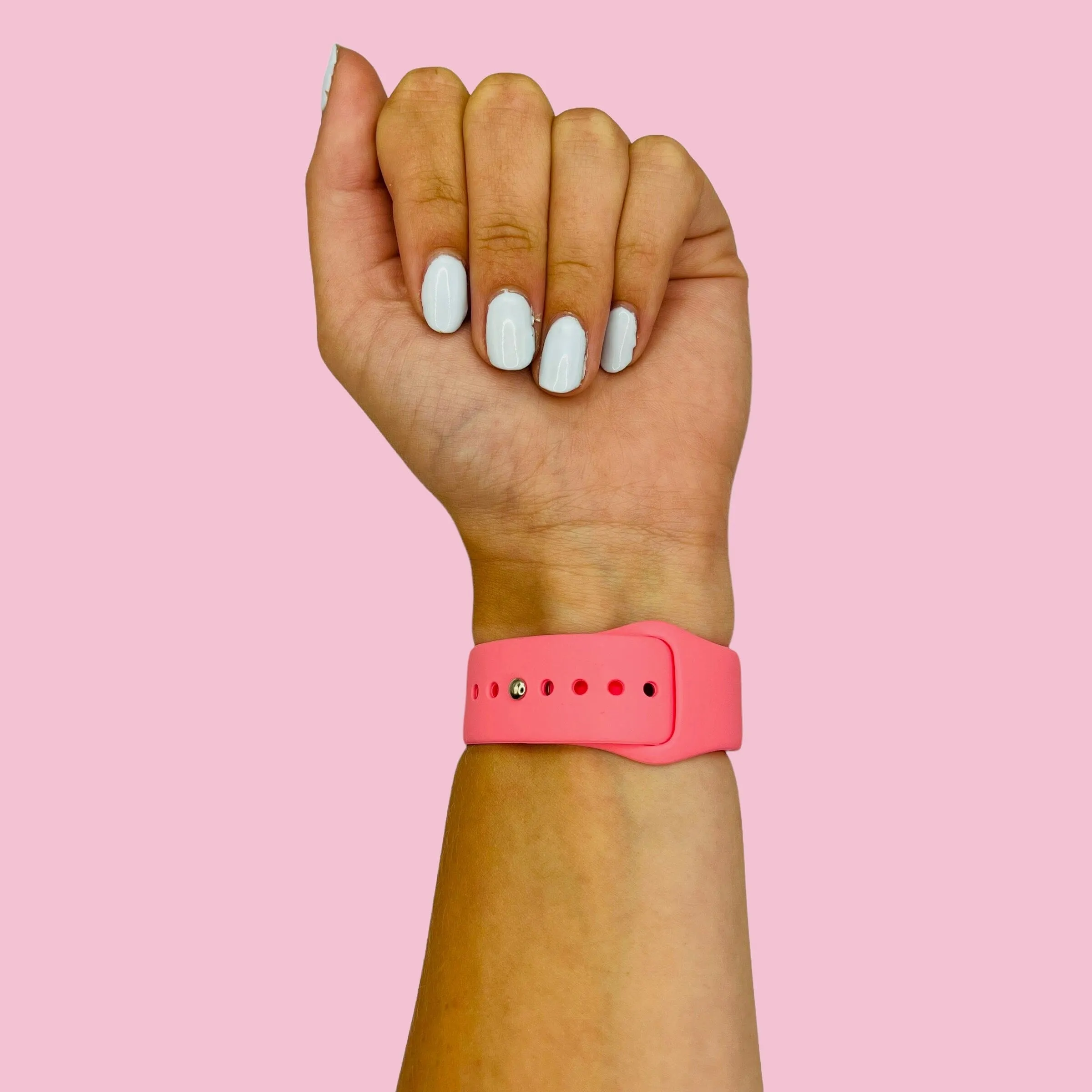 Universal Silicone Button Style Watch Straps Compatible with Most Watches