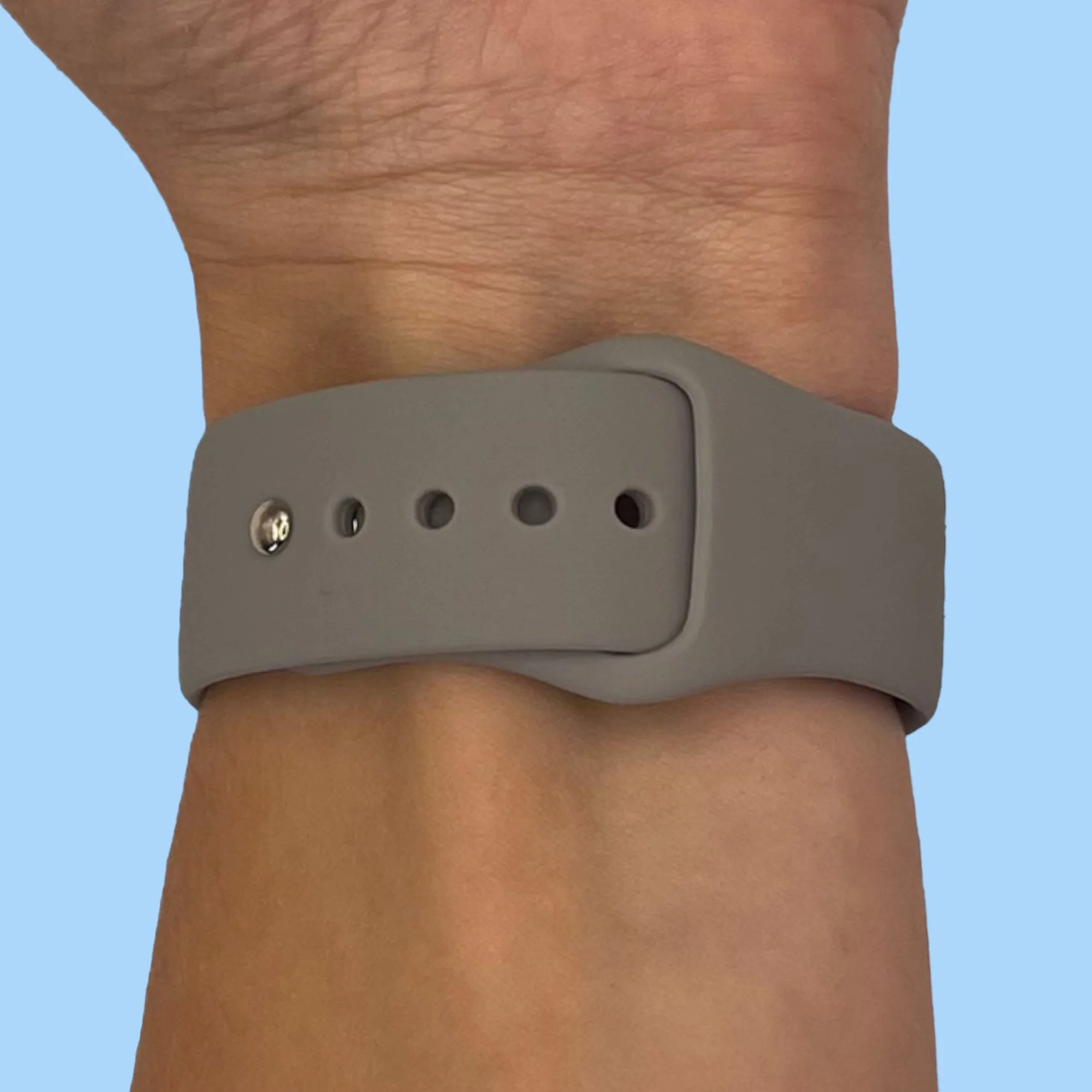 Universal Silicone Button Style Watch Straps Compatible with Most Watches