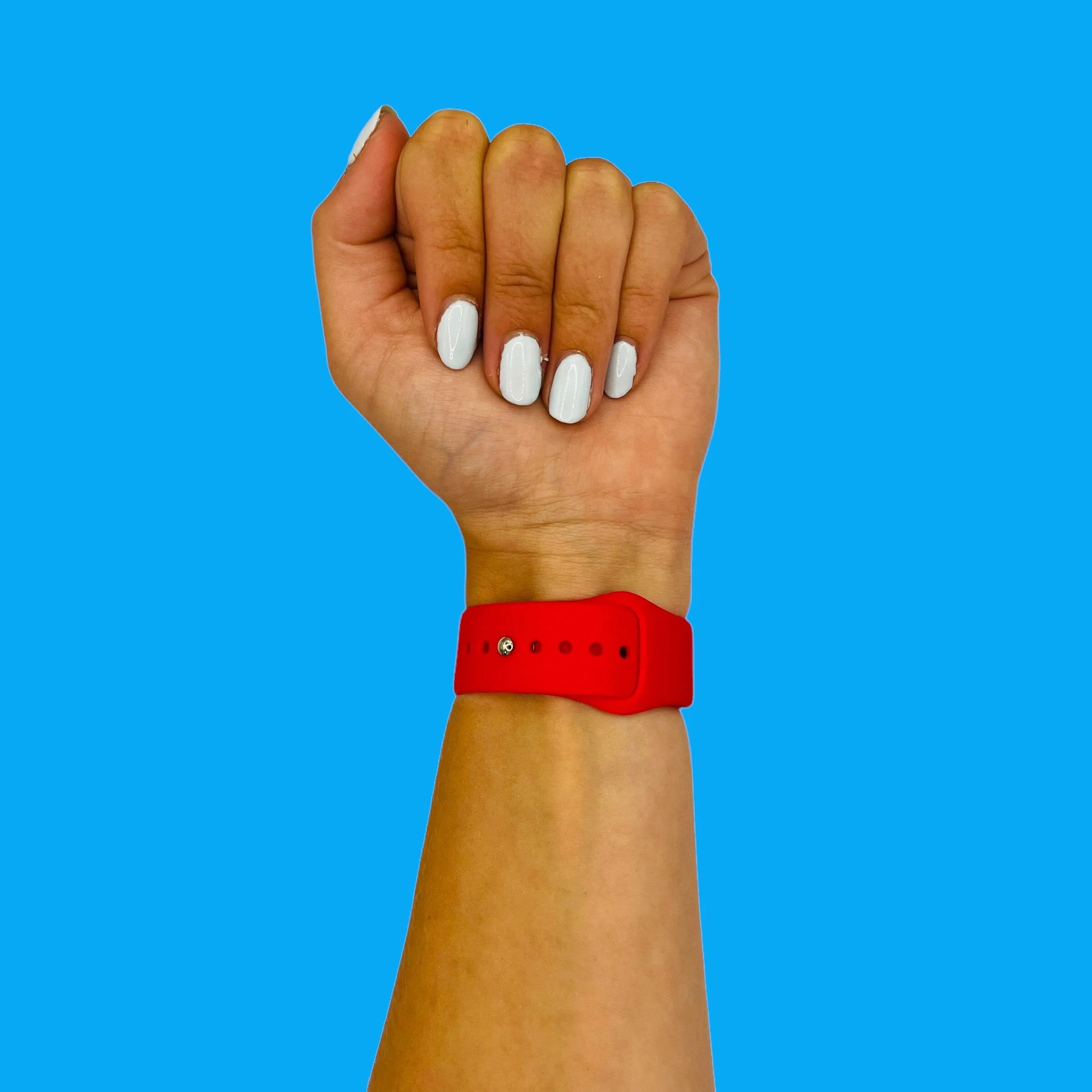 Universal Silicone Button Style Watch Straps Compatible with Most Watches