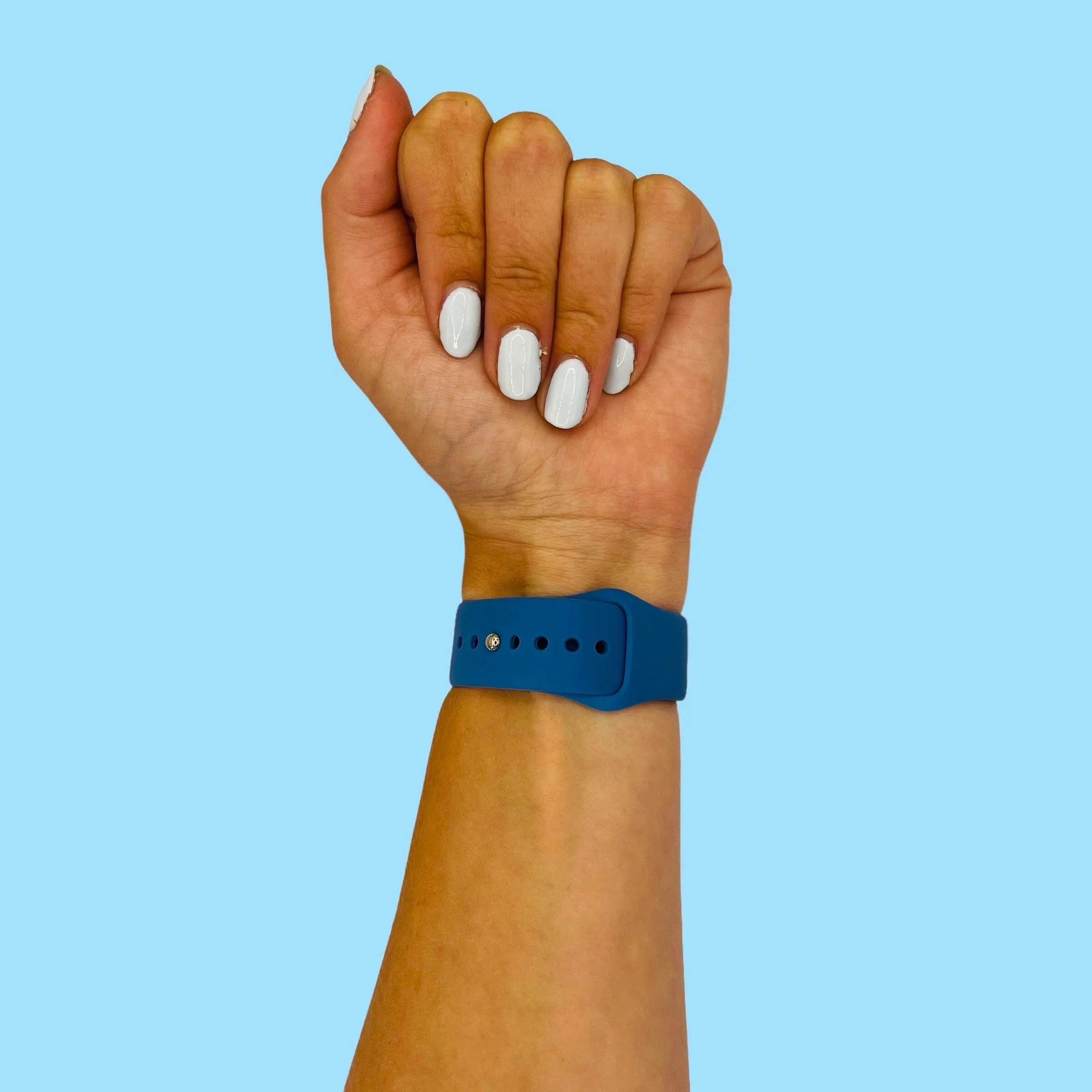 Universal Silicone Button Style Watch Straps Compatible with Most Watches