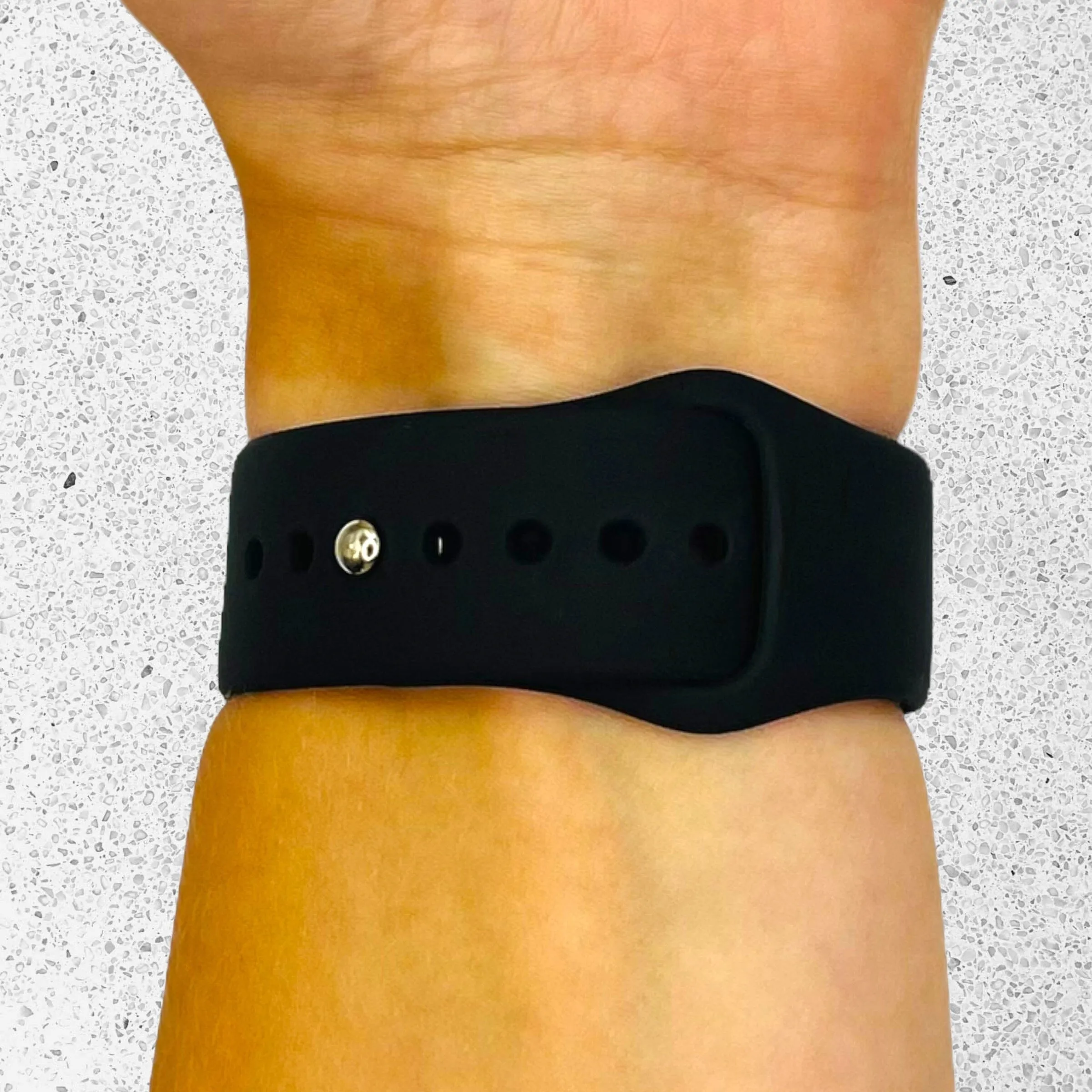 Universal Silicone Button Style Watch Straps Compatible with Most Watches