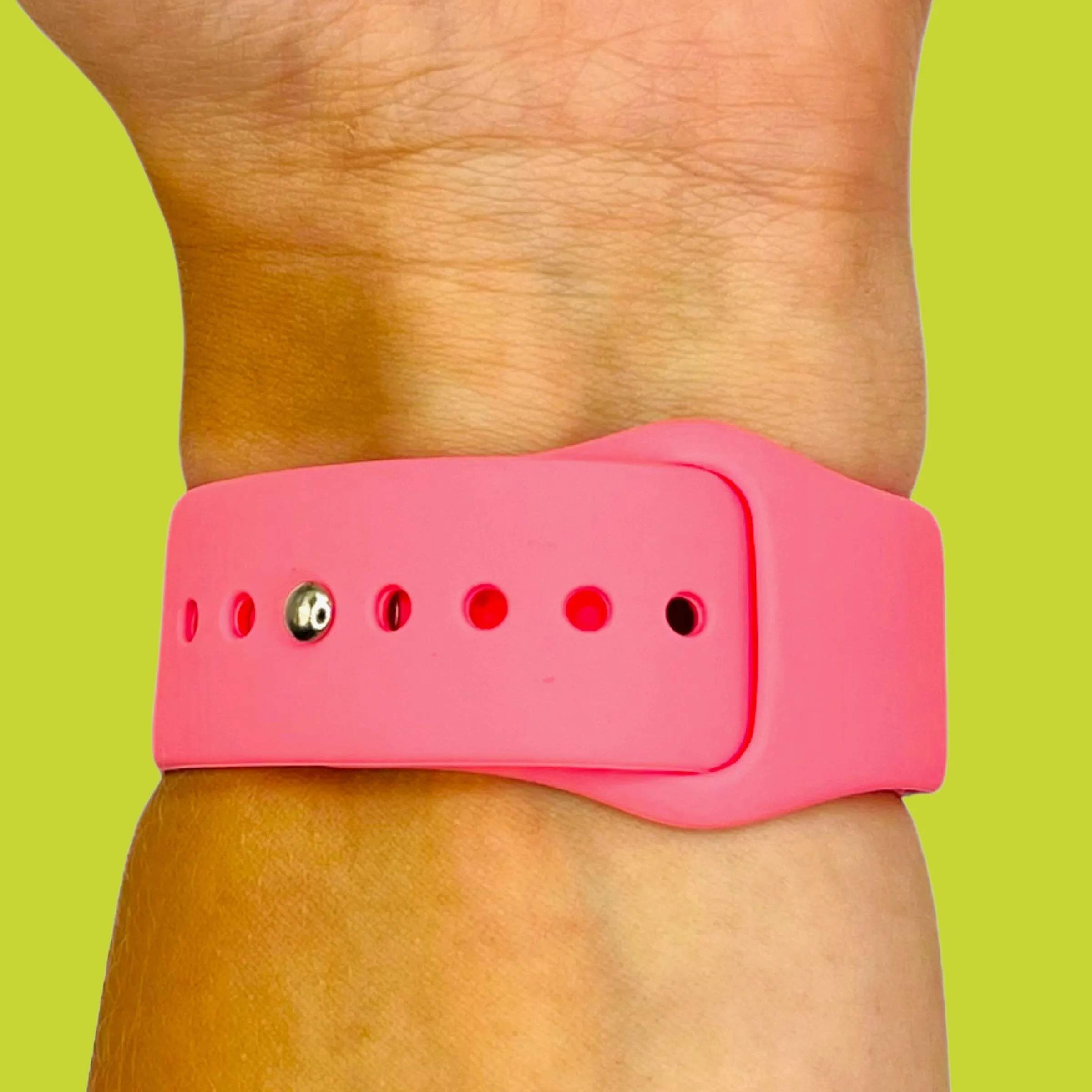 Universal Silicone Button Style Watch Straps Compatible with Most Watches