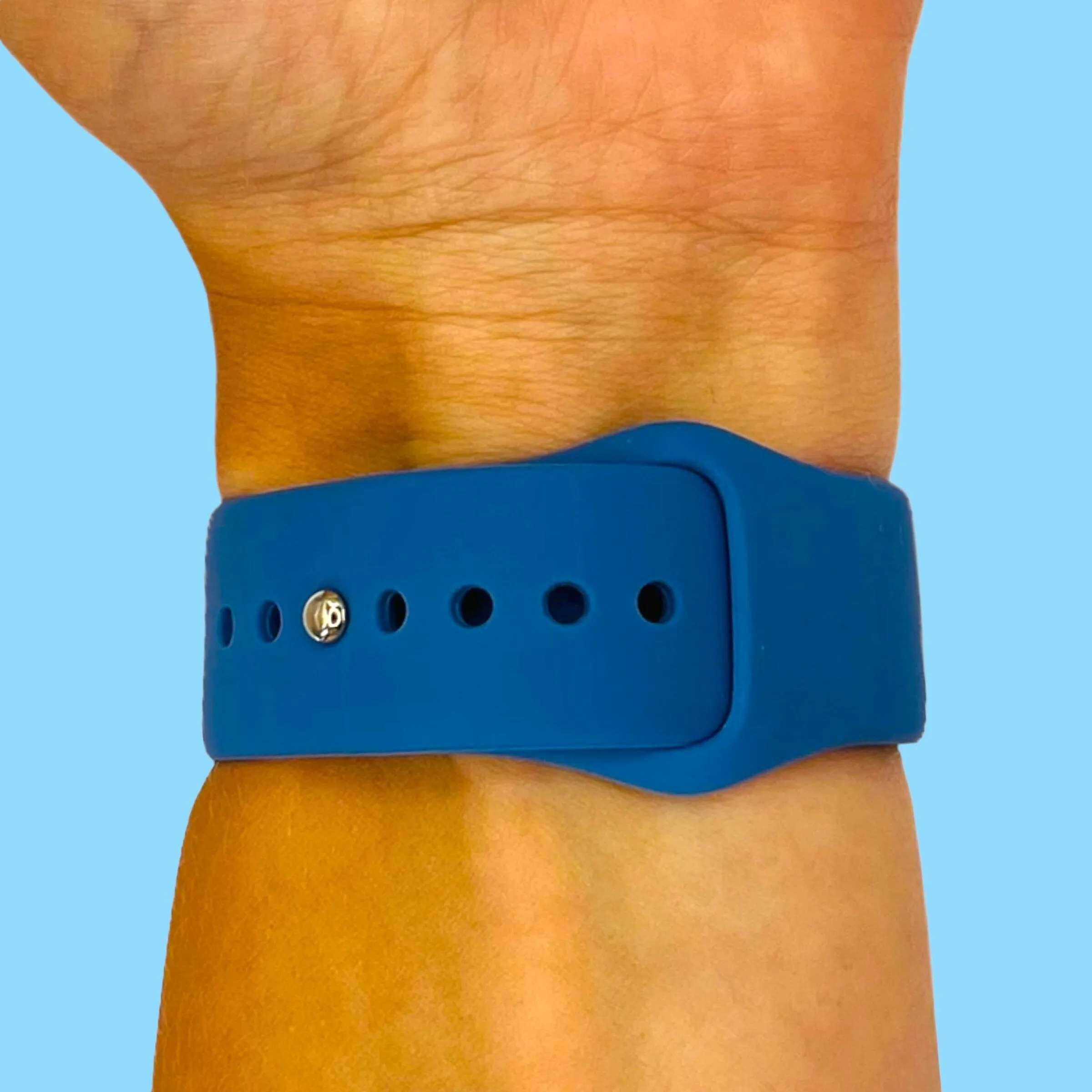 Universal Silicone Button Style Watch Straps Compatible with Most Watches